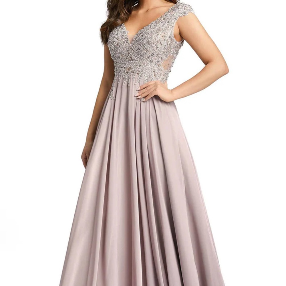 Lilac Mac Duggal Long Evening Gown